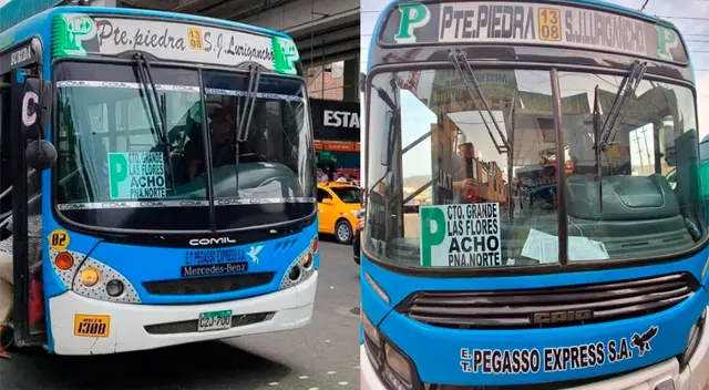 Unidades de Pegasso Express S. A. recorren más de 48 kilómetros para unir SJL con Puente Piedra.