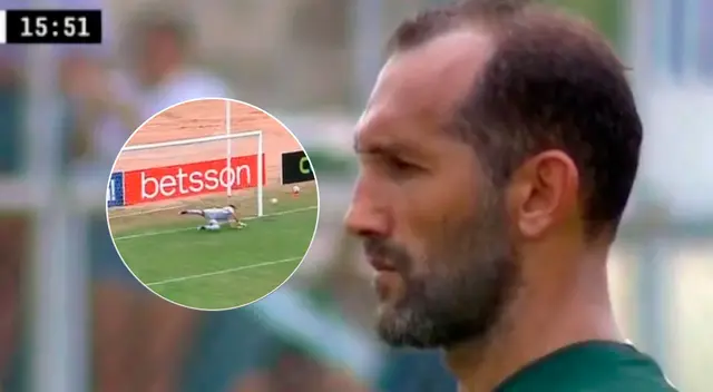 Hernán Barcos falló penal.