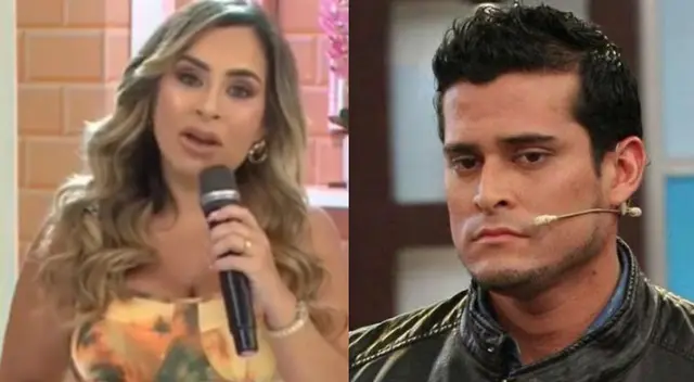 Ethel Pozo se mostró afectada por las infidelidades de Christian Domínguez.