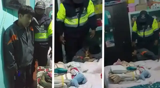 Joven es encontrado durmiendo debajo de la cama de una casa que no era la suya.