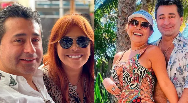 Alfredo Zambrano y Magaly Medina aprovechan del verano y disfrutan de un día de piscina. Alfredo Zambrano y Magaly Medina aprovechan del verano y disfrutan de un día de piscina.