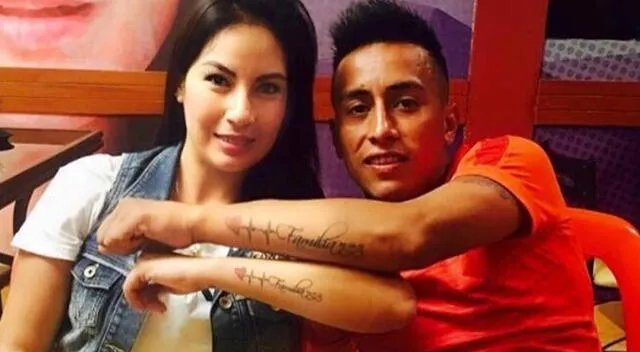 Pamela López y Christian Cueva comparten un tatuaje en sus antebrazos.  