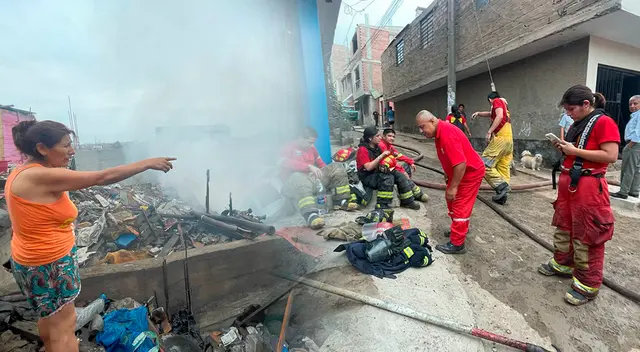 Un incendio de código dos dejó afectadas a varias familias, pero ya ha sido controlado.