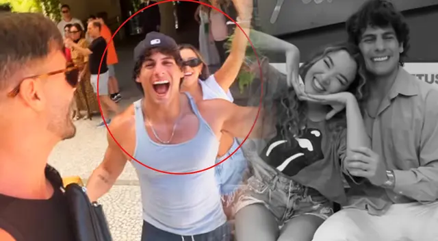 Ale Fuller y Renato Rossini JR viajaron juntos a Brasil.