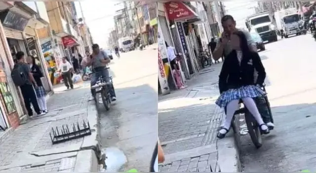 Padre espera a que su hija termine de besar a su novio para ir a casa y es viral en TikTok.