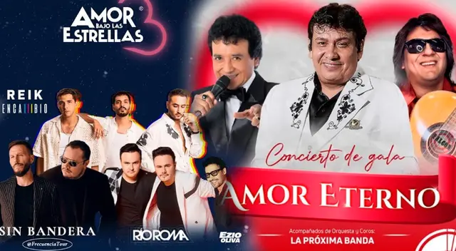 Este 14 de febrero hay conciertos en Lima para celebrar el Día del Amor. Este 14 de febrero hay conciertos en Lima para celebrar el Día del Amor.