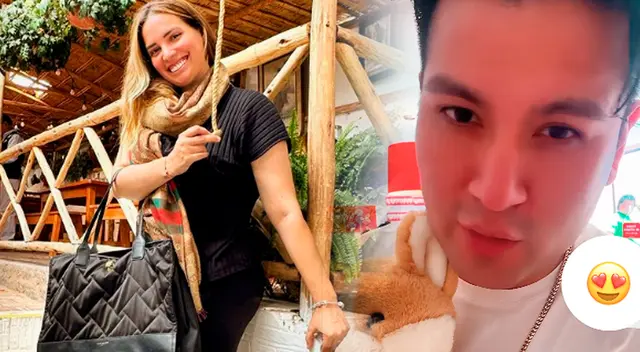 Deyvis Orosco entregó regalos a Cassandra Sánchez. Deyvis Orosco entregó regalos a Cassandra Sánchez.