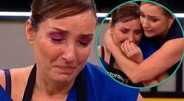 Marisol Aguirre consoló a su hermana.