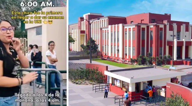 Joven llega a las 4 de la mañana para rendir su examen de admisión UNI 2024. Joven llega a las 4 de la mañana para rendir su examen de admisión UNI 2024.