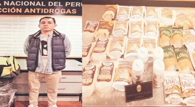 Los agentes realizaron el decomiso de la droga en el Aeropuerto Internacional Jorge Chávez Los agentes realizaron el decomiso de la droga en el Aeropuerto Internacional Jorge Chávez