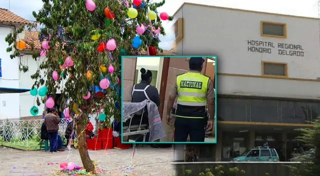 Niña sufre terrible accidente cuando participaba de yunza en Arequipa. Niña sufre terrible accidente cuando participaba de yunza en Arequipa.