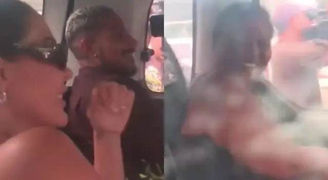 Paolo Guerrero, Ana Paula y Doña Peta se reunieron en la casa de Richard Acuña.