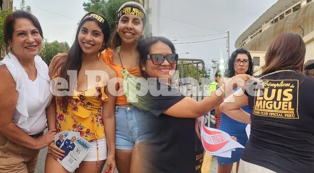 Hoy es el primer concierto de Luis Miguel.