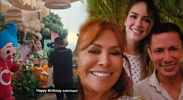 Renzo Costa festeja el primer cumpleaños de sus hijos. Renzo Costa festeja el primer cumpleaños de sus hijos.