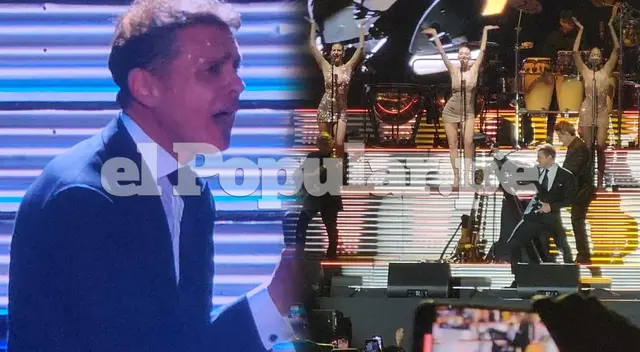 Luis Miguel dio su primer concierto ayer 24 de febrero.