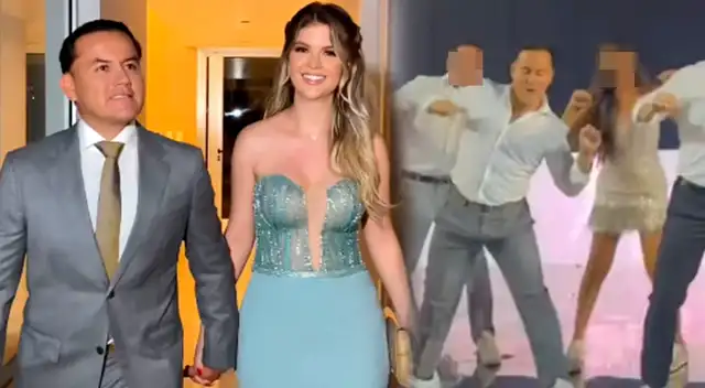 Richard Acuña se roba el show en coreografía del quinceañero de su sobrina.