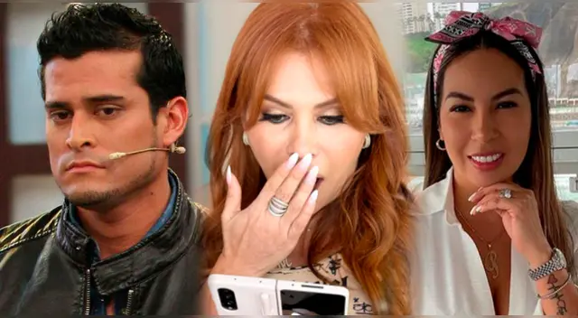 Magaly Medina se sorprendió cuando Pamela López le dijo que Christian Domínguez le informaba.