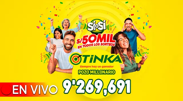 El pozo millonario de la Tinka se sorteó este miércoles 28 de febrero a las 10:50 p.m.