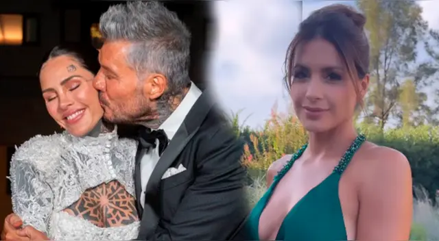 Milett Figueroa se quedó sola en la boda de la hija de Marcelo Tinelli.