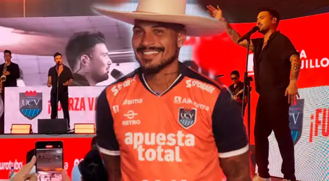 Ezio Oliva estuvo presente en la ceremonia a Paolo Guerrero.