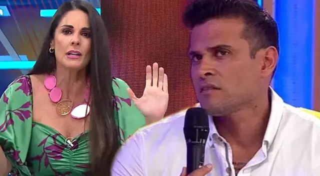 Rebeca Escribens quedó sorprendida por la situación de Christian Domínguez.
