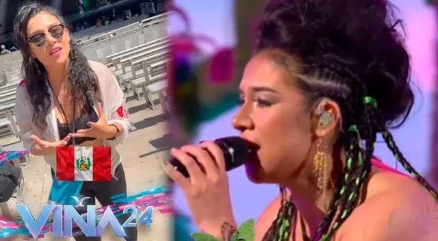 Ruby Palomino solicita votos para su segunda presentación en Viña del Mar 2024.