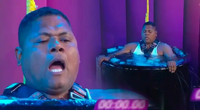 Chiquito Flores pasó susto al pasar por terapia de hielo.