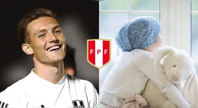 Oliver Sonne elige camiseta de la selección peruana para campaña sobre cáncer infantil. Oliver Sonne elige camiseta de la selección peruana para campaña sobre cáncer infantil.