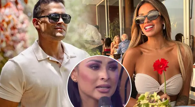 Shirley Arica reconoce saliditas con Christian Domínguez. Shirley Arica reconoce saliditas con Christian Domínguez.