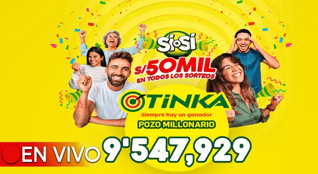 El pozo millonario de la Tinka se sorteó este domingo 3 de marzo a las 10:50 p.m.