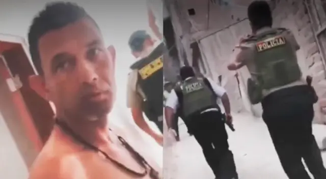 Dos delincuentes fueron detenidos por la Policía Nacional del Perú.