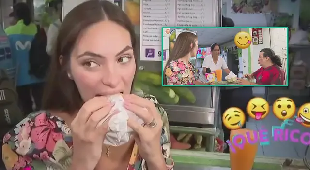 Natalie Vértiz visitó el barrio de Carlos Vílchez.