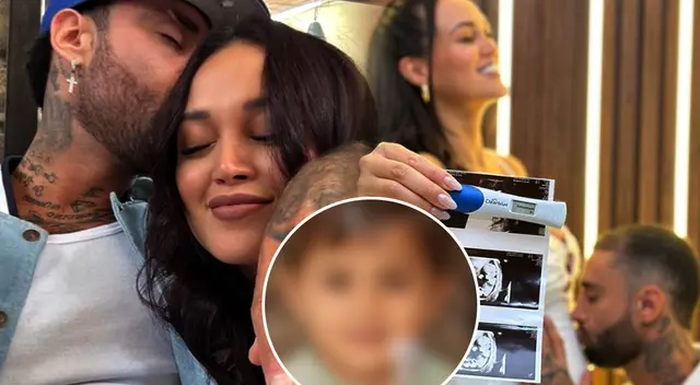 Angie Arizaga y Jota Benz: Así sería su bebé según la IA.