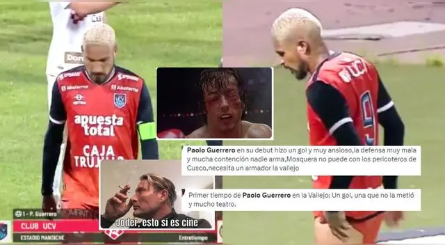 Peruanos en X reaccionan tras empate de César Vallejo vs. Cusco FC con presencia de Paolo Guerrero.