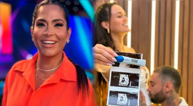 Katia Palma felicita a Angie Arizaga y Jota Benz por el embarazo.