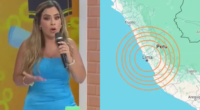 Ethel Pozo tuvo una inesperada reacción al vivir el temblor en Lima.