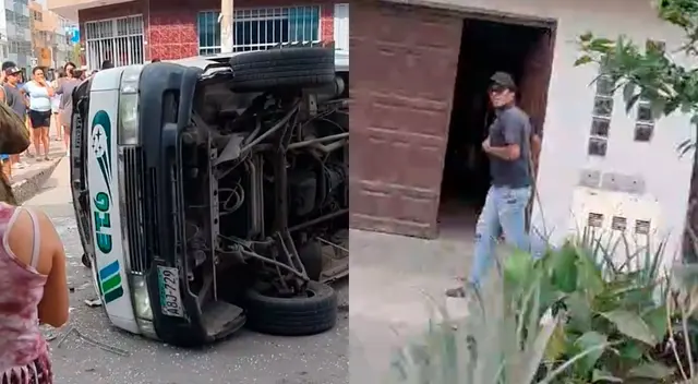 Chofer fue visto huyendo por ciudadano en bicicleta.