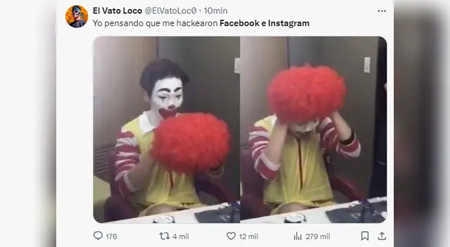 Los usuarios hicieron divertidos memes sobre la caída de Facebook e Intagram.