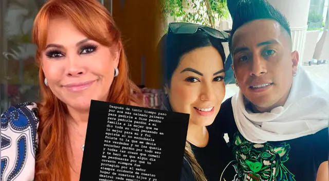 Magaly Medina se refiere a la nueva publicación de Christian Cueva.