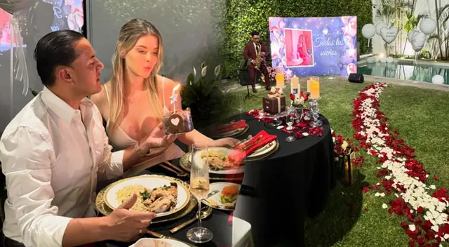 Brunella Horna recibe sorpresas de Richard Acuña en su cumpleaños. Brunella Horna recibe sorpresas de Richard Acuña en su cumpleaños.