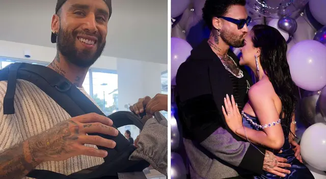 Jota Benz y Angie Arizaga ya hacen compras para su bebé en camino.