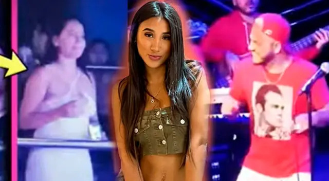Bryan Torres, pareja de Samahara Lobatón, se lanzaba miraditas con Geraldine Torres en discoteca.