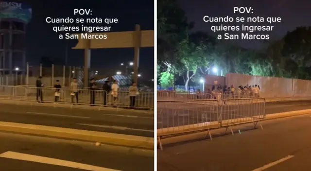 Una gran cantidad de postulantes se acercaron a las instalaciones de la UNMSM para ser los primeros en ingresar.