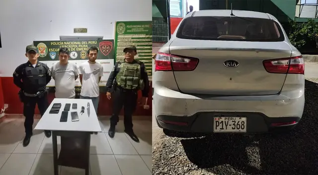 Taxista por aplicativo operaba con cómplice que lo escondía en maletera.