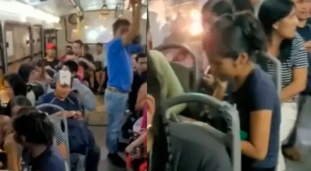 Asalto ocurrió a las 8:40 de la noche en plena hora punta.