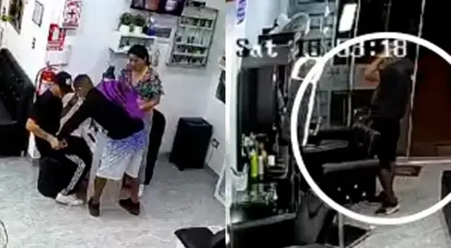 Los delincuentes robaron celulares y dinero en barbería de VMT. Los delincuentes robaron celulares y dinero en barbería de VMT.