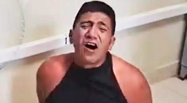 Delincuentes se pone a llorar para no ser detenido.