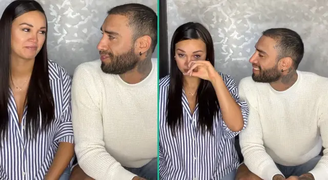 Angie Arizaga y Jota Benz serán padres.