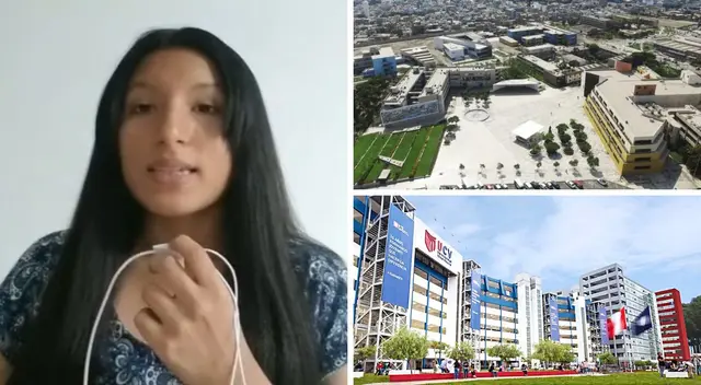 La estudiante de 18 años estudia la carrera de Psicología en la UCV y Trabajo Social en UNMSM.