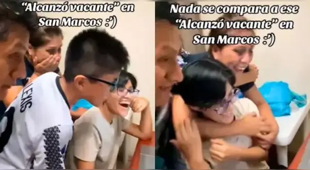 Familia peruana rompe en llanto al ver que su hijo ingresó a San Marcos y es viral en TikTok. Familia peruana rompe en llanto al ver que su hijo ingresó a San Marcos y es viral en TikTok.